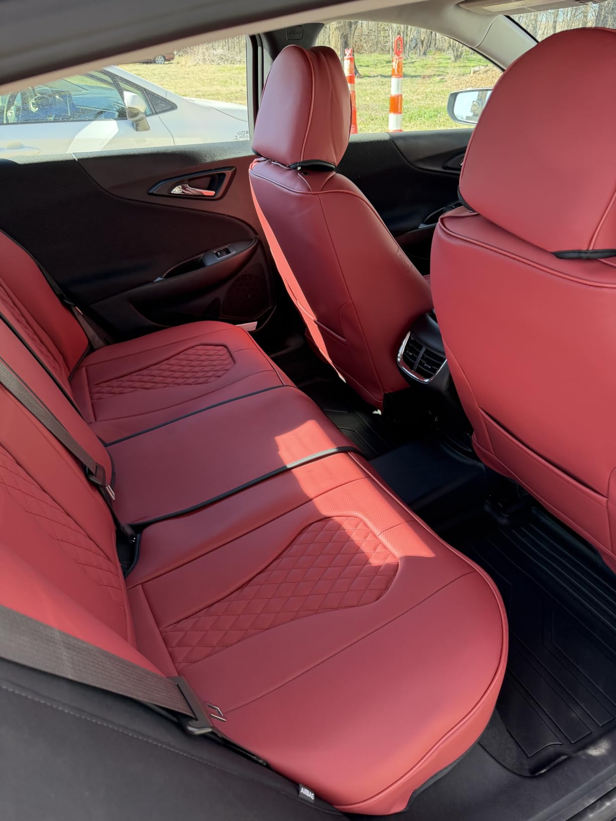 Coverado Seat Covers, Car Seat Covers Front Seats, Black Car Seat Cover, Waterproof Car Seat Covers, Car Seat Cushion, Front Car Seat Covers Leatherette Car Seat Protector Universal Fit Most Cars customer photo 2