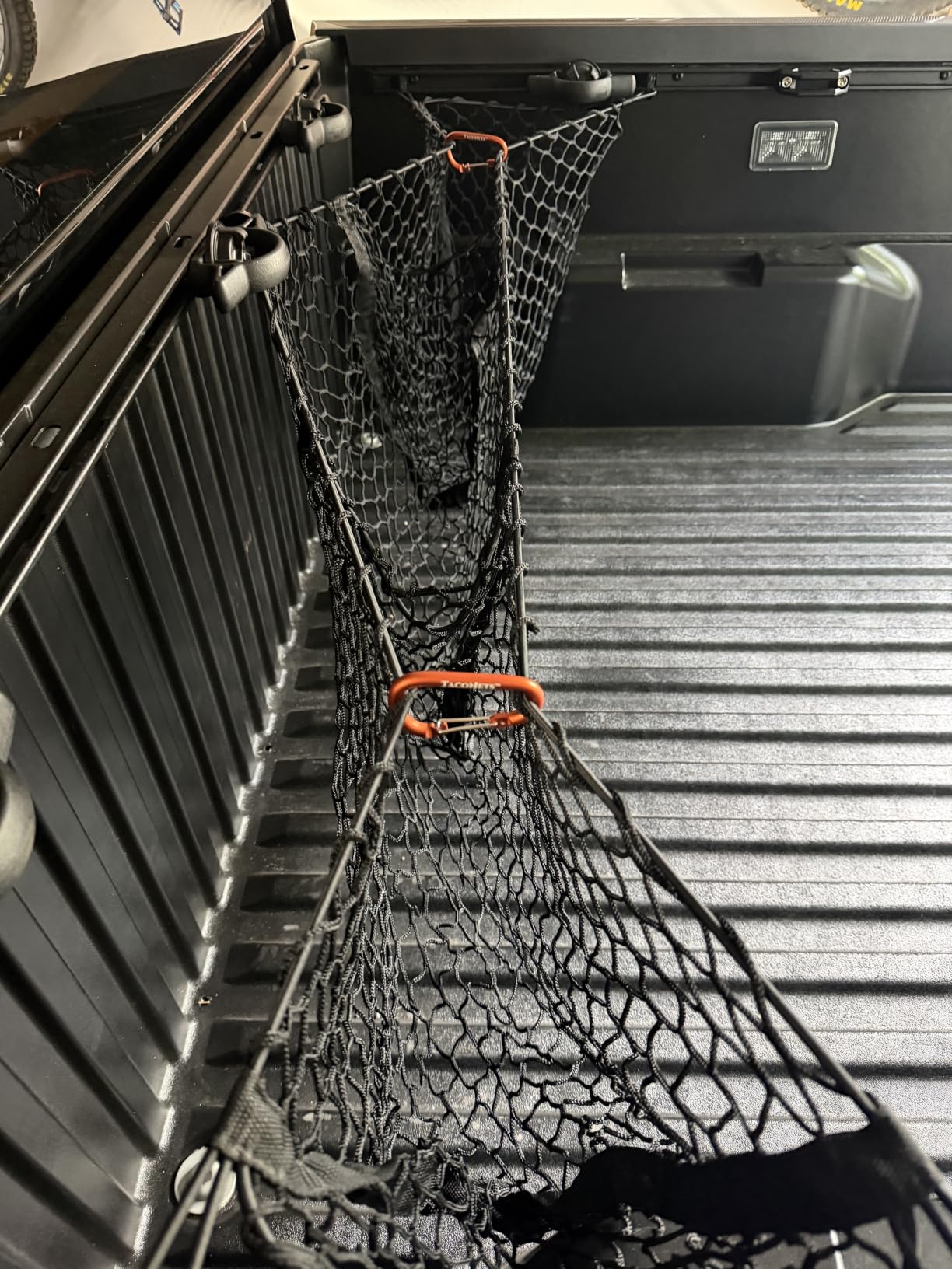 Three Pocket Cargo Net for 2005-2026 Toyota Tacoma - Patented Truck Bed Organizer customer photo 2