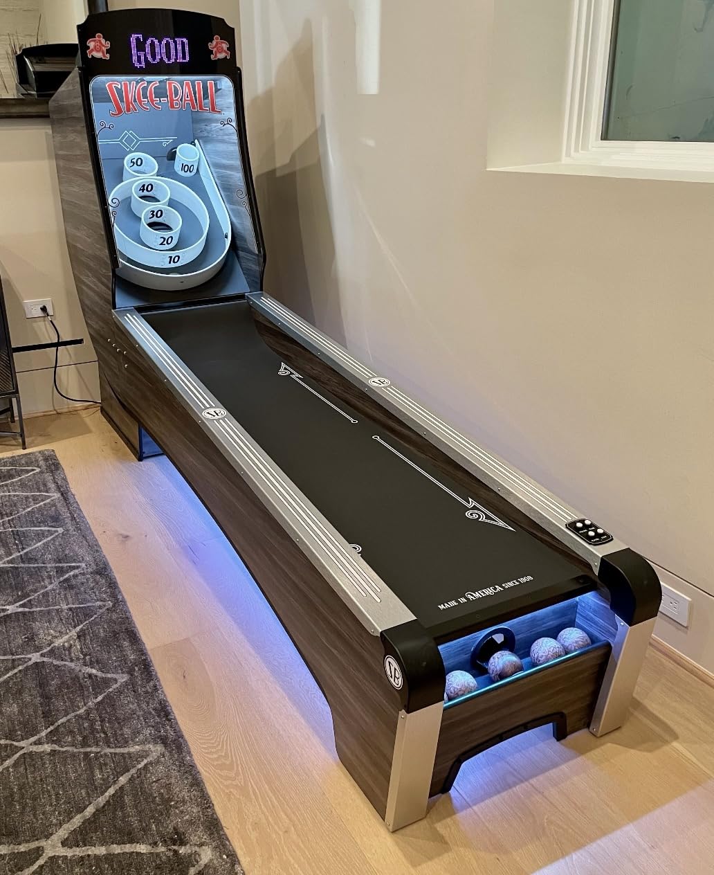 Arcade Table Machine Game for Home Basement Recreation Room - Premium Nostalgic Classic Fun of Roll and Score - Made in The USA customer photo 2