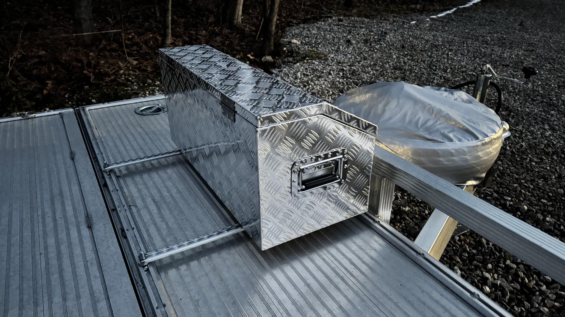 30 Inch Aluminum Trailer Tool Box for Truck Pickup ATV Flatbed RV customer photo 1