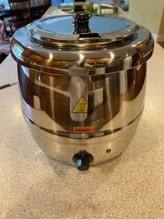 Valgus 10.5QT Electric Commercial Soup Kettle Food Warmer | Stainless Steel Hinged Lid, Detachable Pot,Temperature Control Knob for Big Family Buffet Gathering and Restaurant customer photo 1