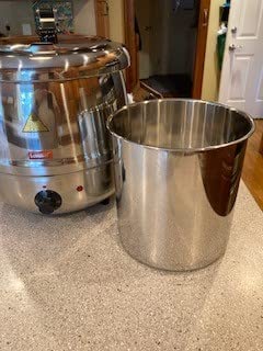 Valgus 10.5QT Electric Commercial Soup Kettle Food Warmer | Stainless Steel Hinged Lid, Detachable Pot,Temperature Control Knob for Big Family Buffet Gathering and Restaurant customer photo 2