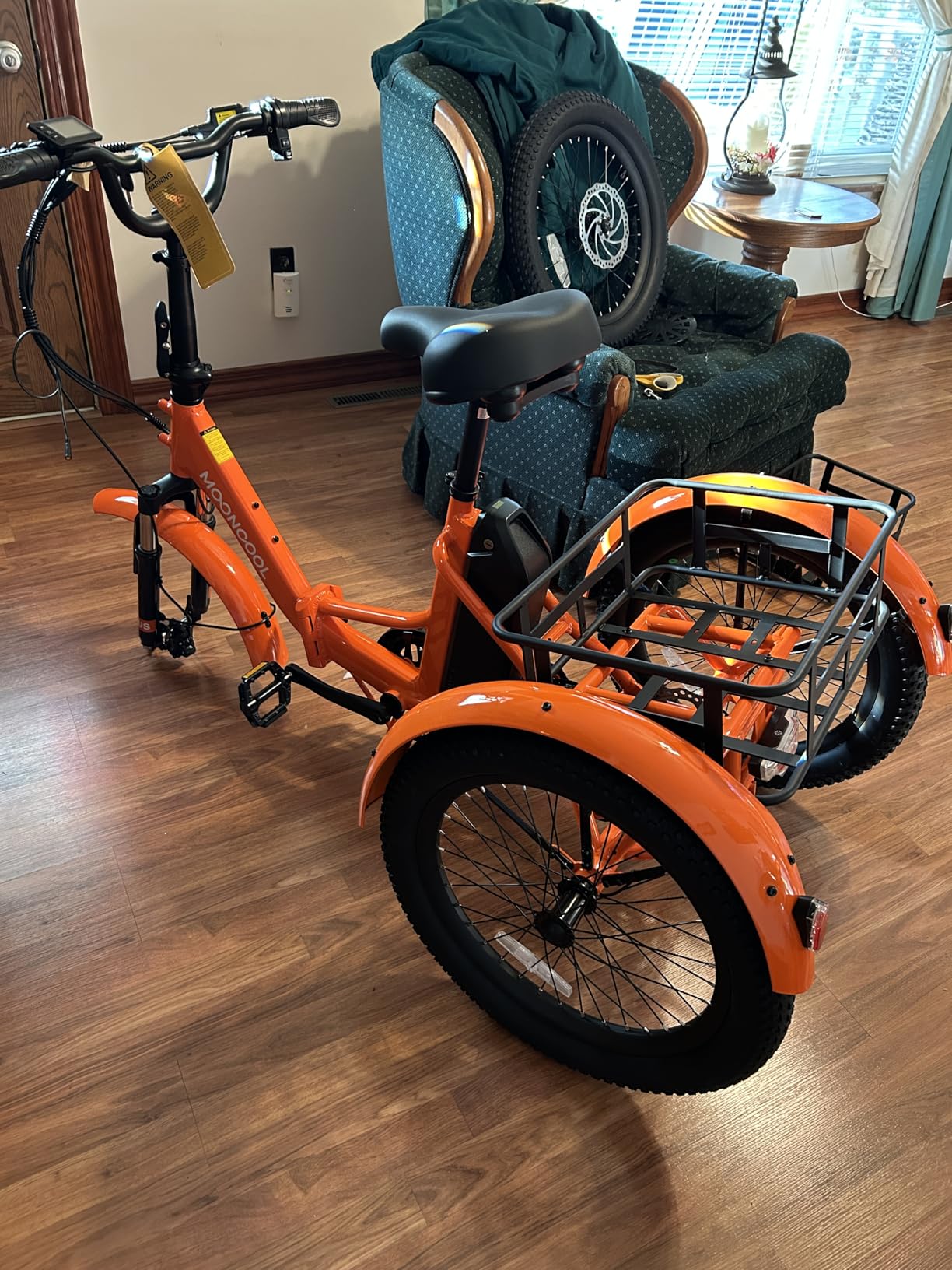 MOONCOOL Electric Tricycle for Adults, Folding Electric Trike, 20
