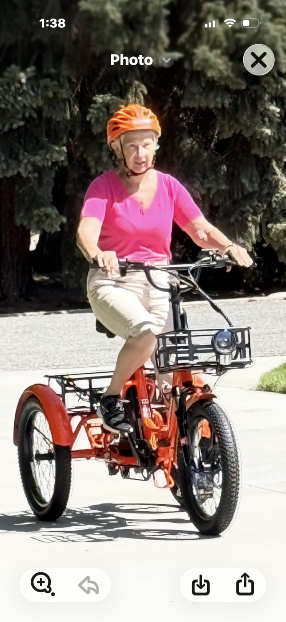 MOONCOOL Electric Tricycle for Adults, Folding Electric Trike, 20