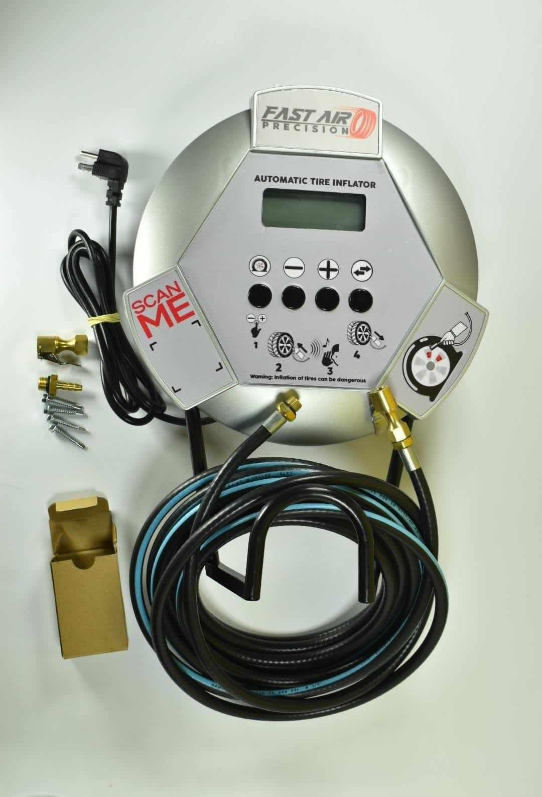 Fast Air Precision Automatic Tire Inflator Wall Mountable Pressure Gauge LCD Display for All Vehicle and Truck Tires Heavy Duty Use, for Dealerships, Garages, Tire Shops and More customer photo 1