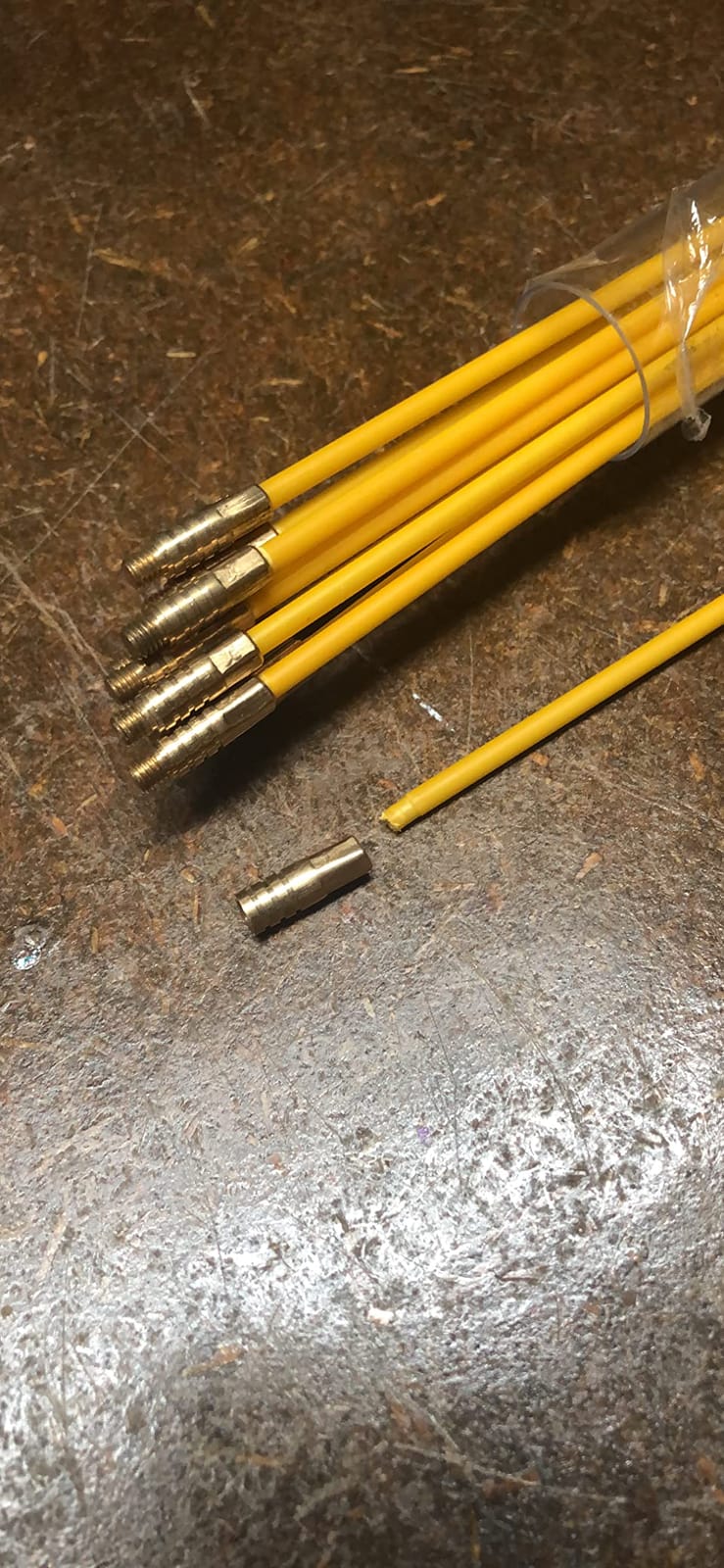 22FT Fiberglass Wire Running Kit, Cable Running Rods with 4 Attachments | Fiberglass Electrical Wire Running Rods, 22FT Non-Conductive Pulling Kit with 4 Interchangeable Heads, Carrying Case customer photo 1