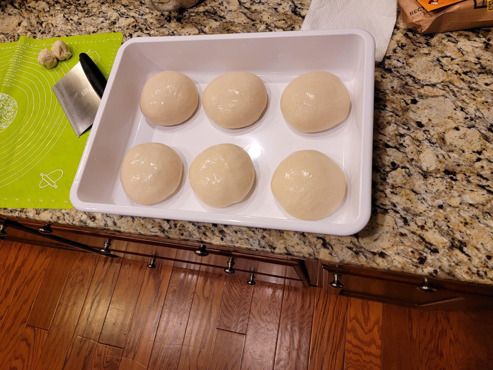 Hans Grill Pizza Dough Proofing Box - Pack of 2 Stackable BPA-Free Trays customer photo 2
