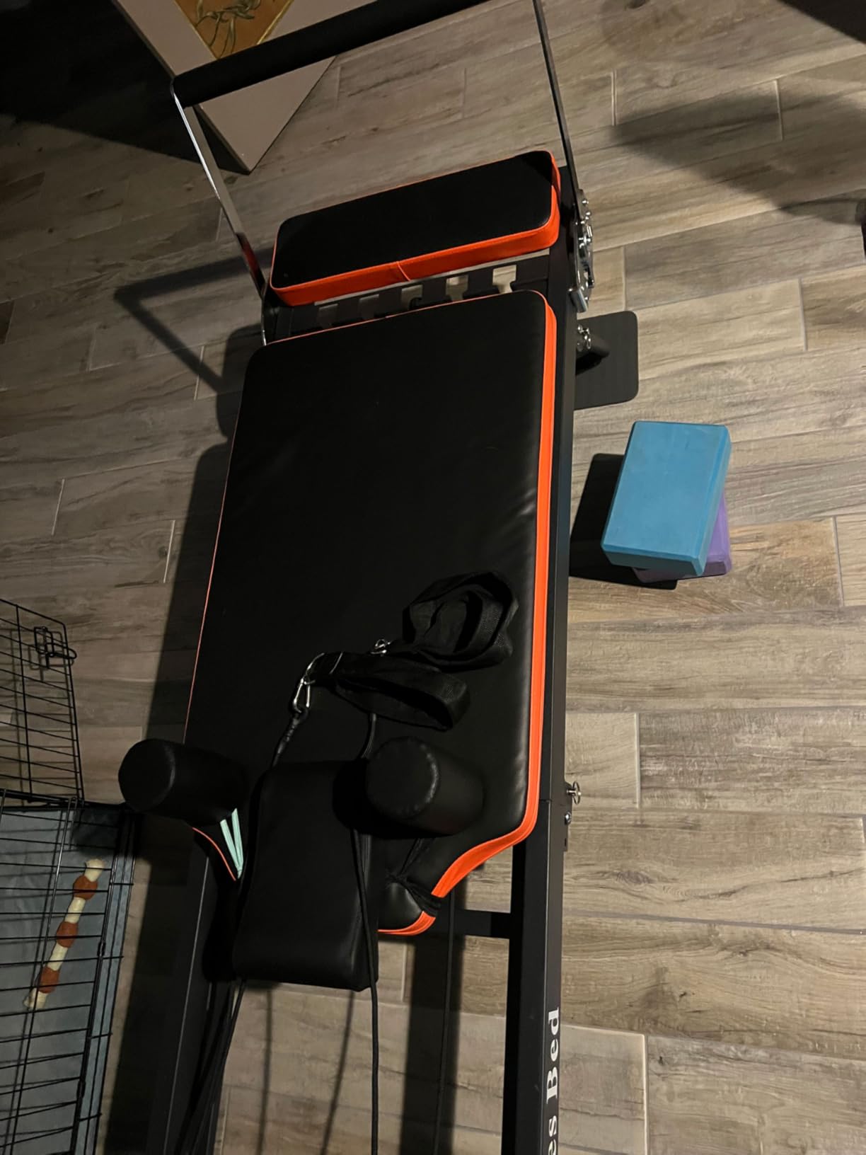 Dpiolrcag Foldable Pilates Machine & Equipment for Home Use and Gym Workout, Suitable for Advanced and Beginners Users, Up to 250 lbs Weight Capacity customer photo 2