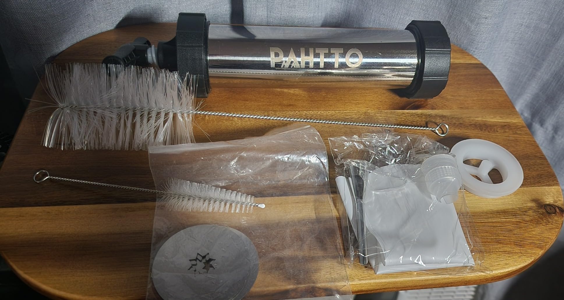 Churro Maker Kit, Stainless Steel Hollow Churro Machine, Churro Maker Gun with Piping Bag and 2 Cleaning Brushes, 4 Nozzles for Various Shapes, Maquina para Hacer Churros customer photo 1