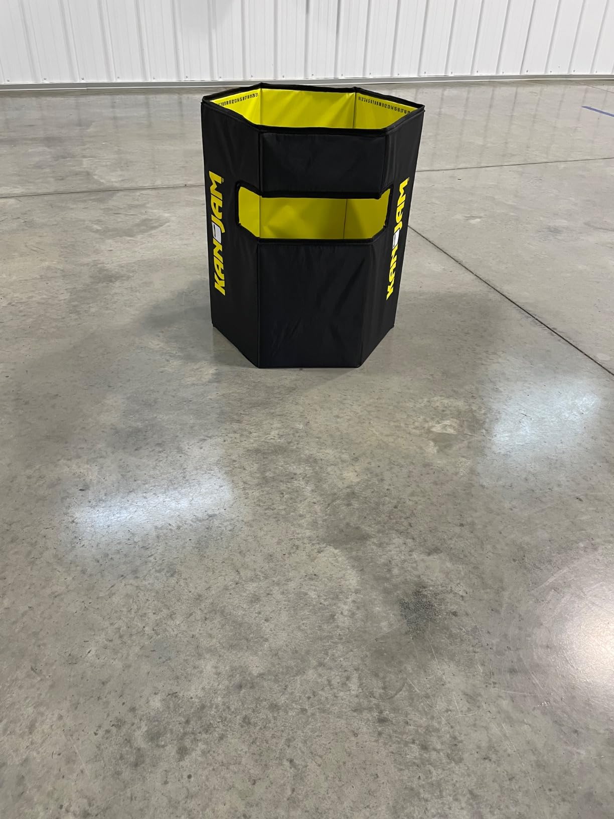 Kan Jam Foldable Travel Disc Toss Game - Black & Yellow, Standard, Nylon - Portable All-Weather Beach Games - Built-in Scoring for Tailgate Essentials - Easy Setup for Yard Fun customer photo 1