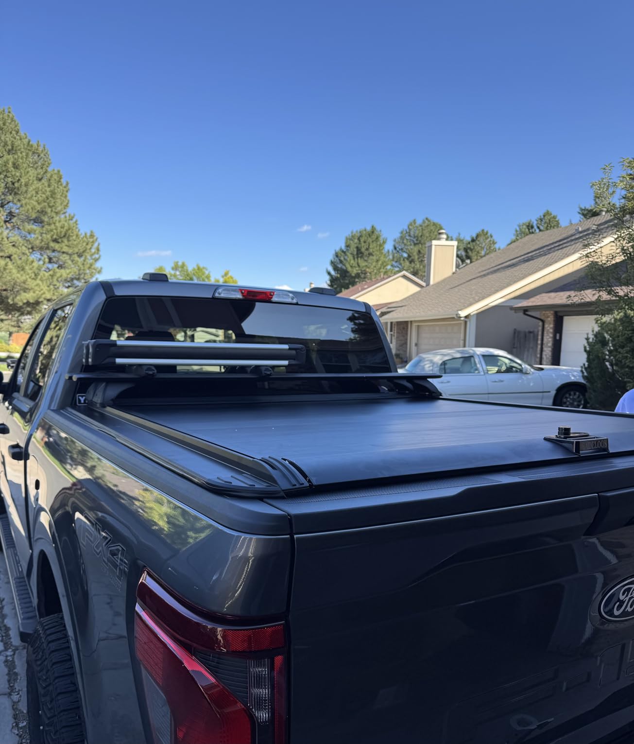 SADELOOS Retractable Hard Tonneau Cover with Password Lock, Fits 2015-2026 Ford F-150, Raptor & Lightning (5.5ft / 66