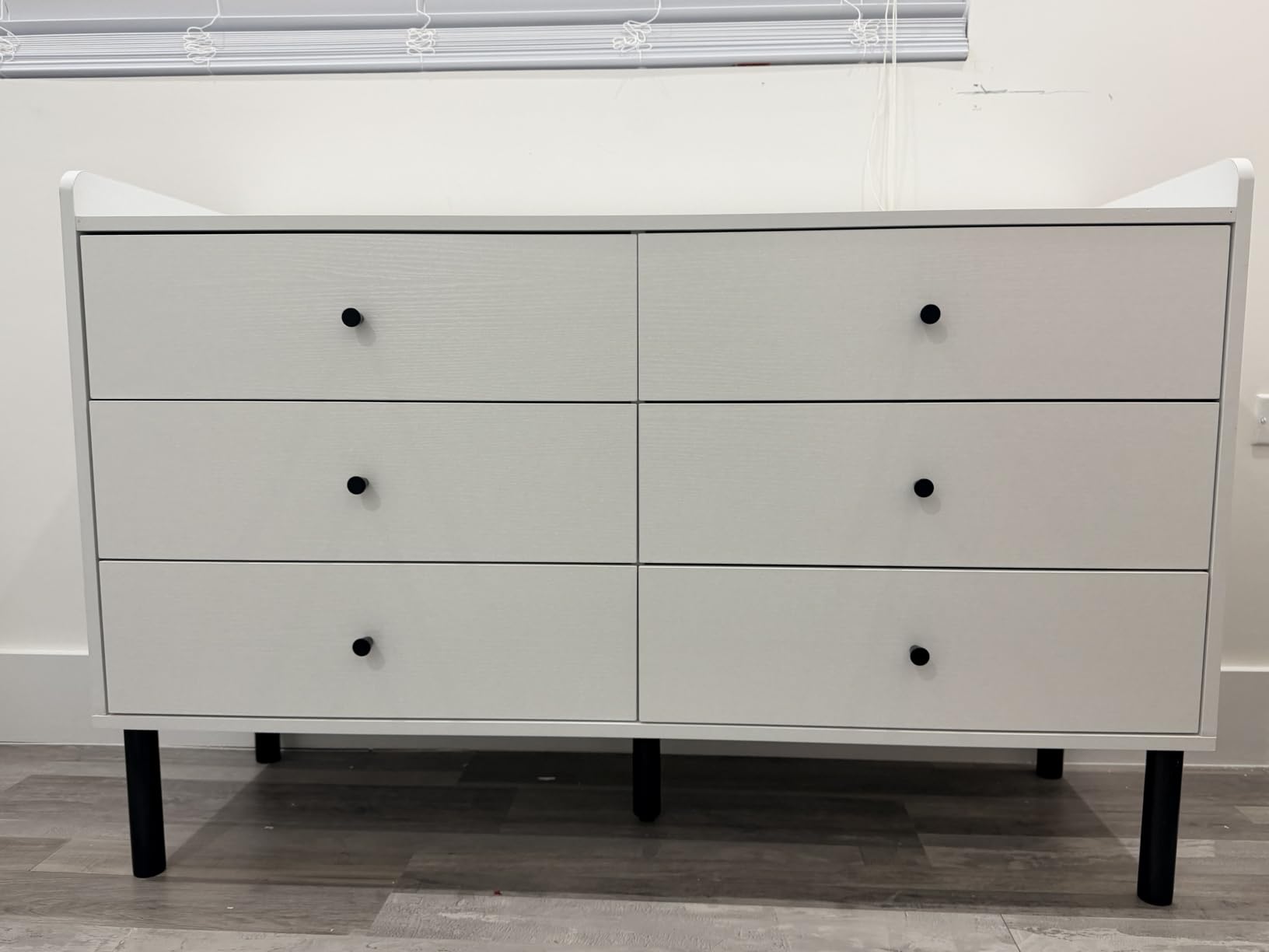 LYNSOM Dresser for Bedroom, 6 Drawer Natural Wood Dresser with Wide Drawer and Metal Handles customer photo 2
