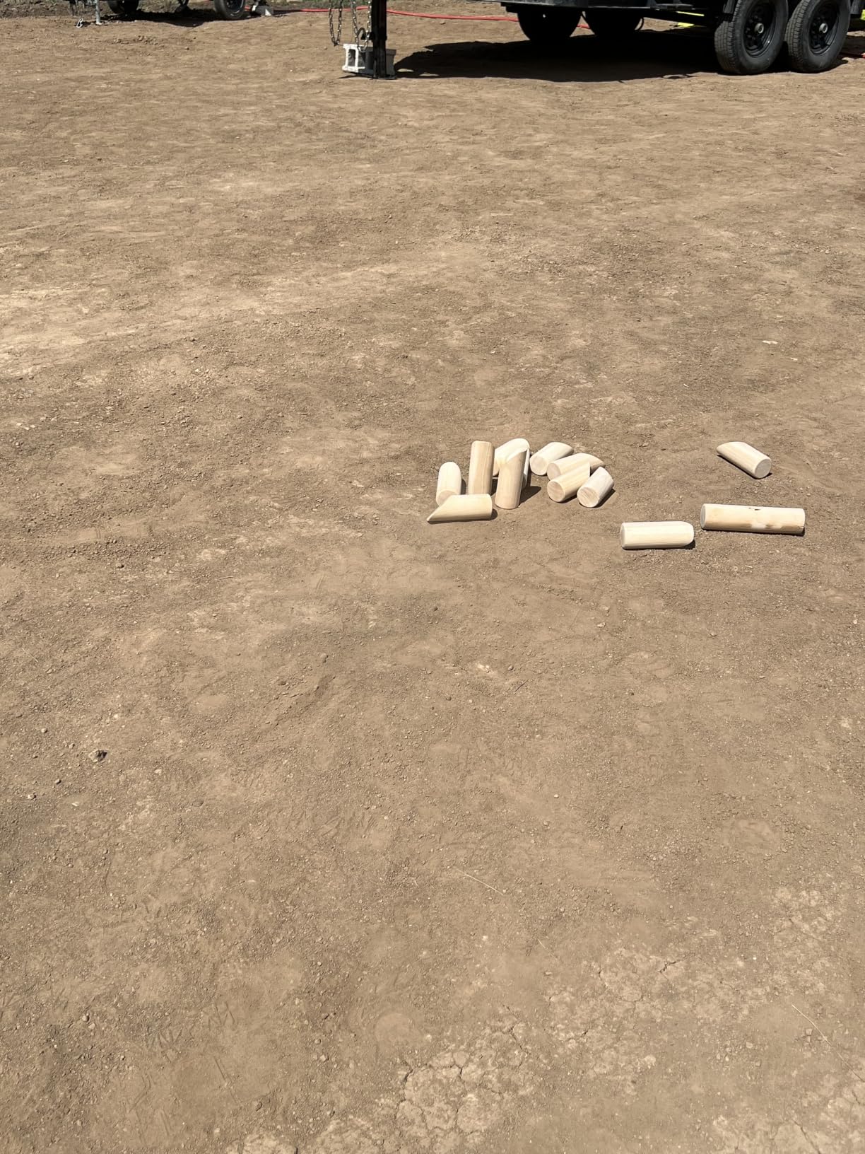 Numbered Block Toss Games, Wooden Throwing Game, Outdoor Backyard Lawn Games (Scoreboard & Carrying Bag) customer photo 1