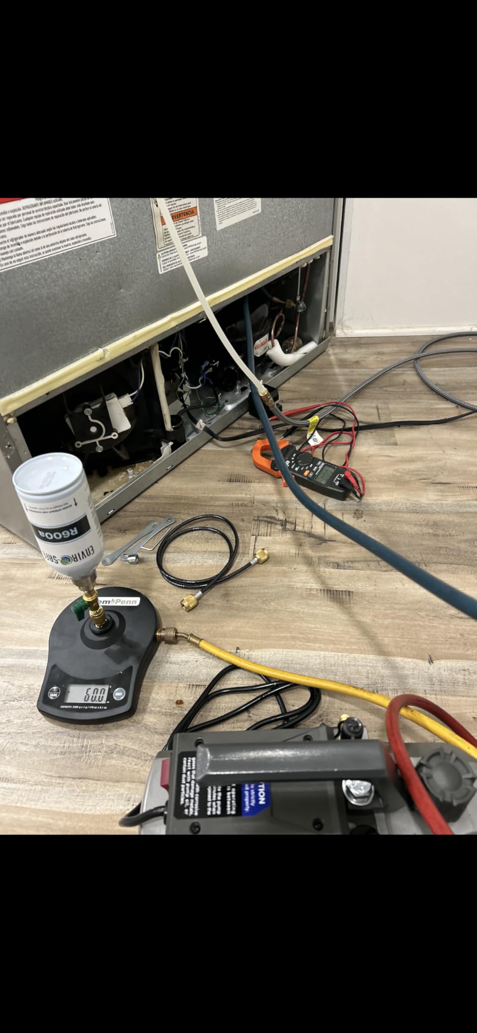OMT 3.5 CFM A2L Single Stage Vacuum Pump for R1234yf R32 R134a R22 R410A | Ignition-Proof Sparkless Switch, Deep 15 Microns Evacuation, Automotive HVAC Repair, Oil Mist-Free Cap customer photo 1