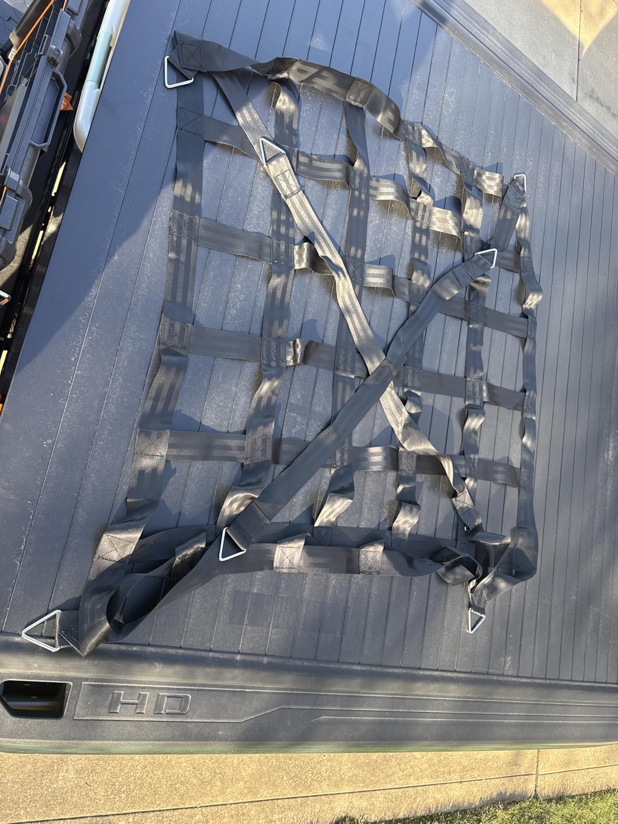 Heavy Duty Cargo Net for Pickup Truck Bed - 1100 lb Capacity with Adjustable Cam Buckles and S-Hooks customer photo 1