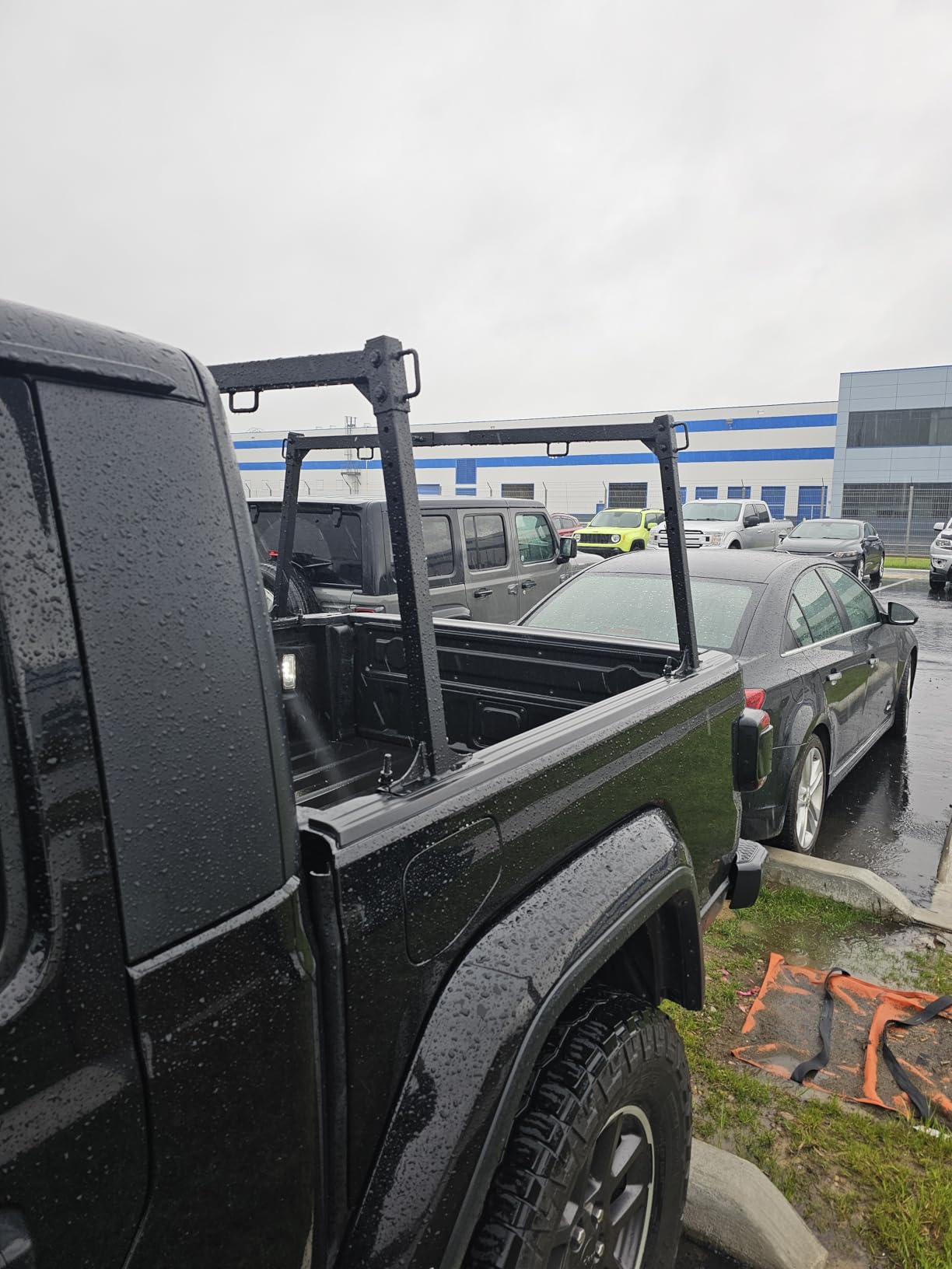 Truck Ladder Racks Non-Drilling for Kayak Extendable Pick-Up Ladder Rack | 1000Ibs Capacity,Universal Truck Bed Ladder Rack,Heavy Duty Steel,Non-Drilling for Kayak,Surfboard,Lumber,Ladder customer photo 2