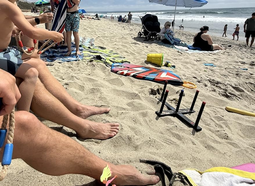 FLINGSPORT Ring Toss Game, Incl. 6 Rings, Case, Gifts for Kids, Outdoor Yard Games for Kids Adults & Family, Backyard Party Activities, Gifts for Teens, Boys & Girls Ages 8-12+ Years Old customer photo 1