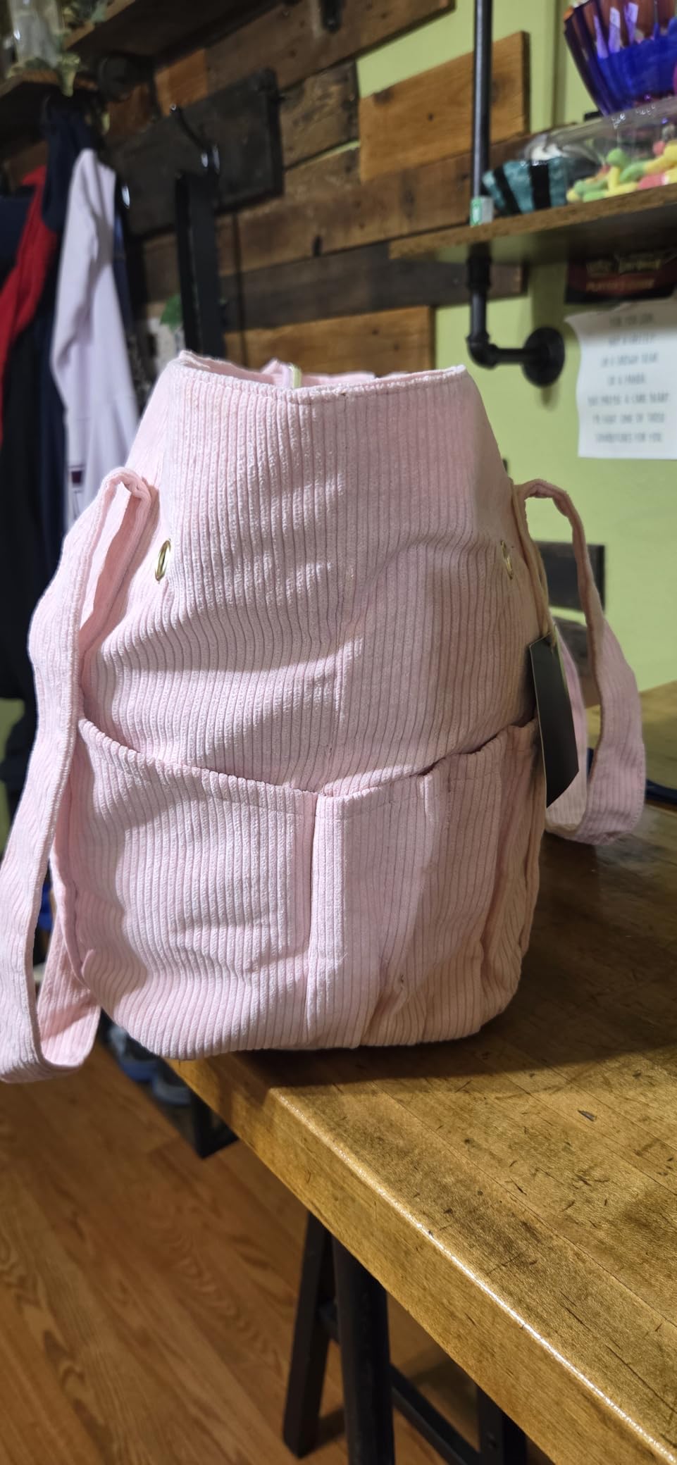 MYBAGZING Corduroy Crochet Bag 11.5