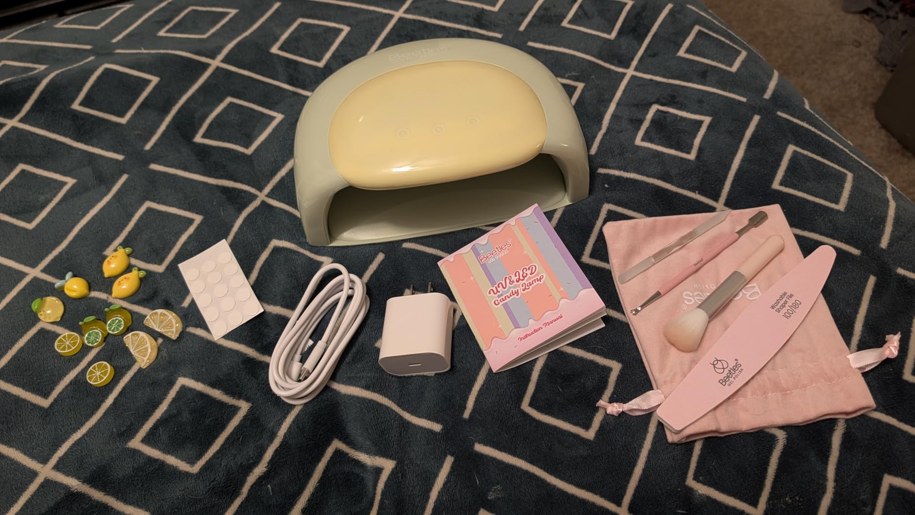Beetles UV Nail Lamp with 3 Timer Smart Sensor UV Light for Gel Nails Pink | Nail Light 30/60/120s Timer Fast Curing One Hand or One Foot LED Nail Lamp for UV LED Gel Nails Art DIY Salon Nails Dryer customer photo 2