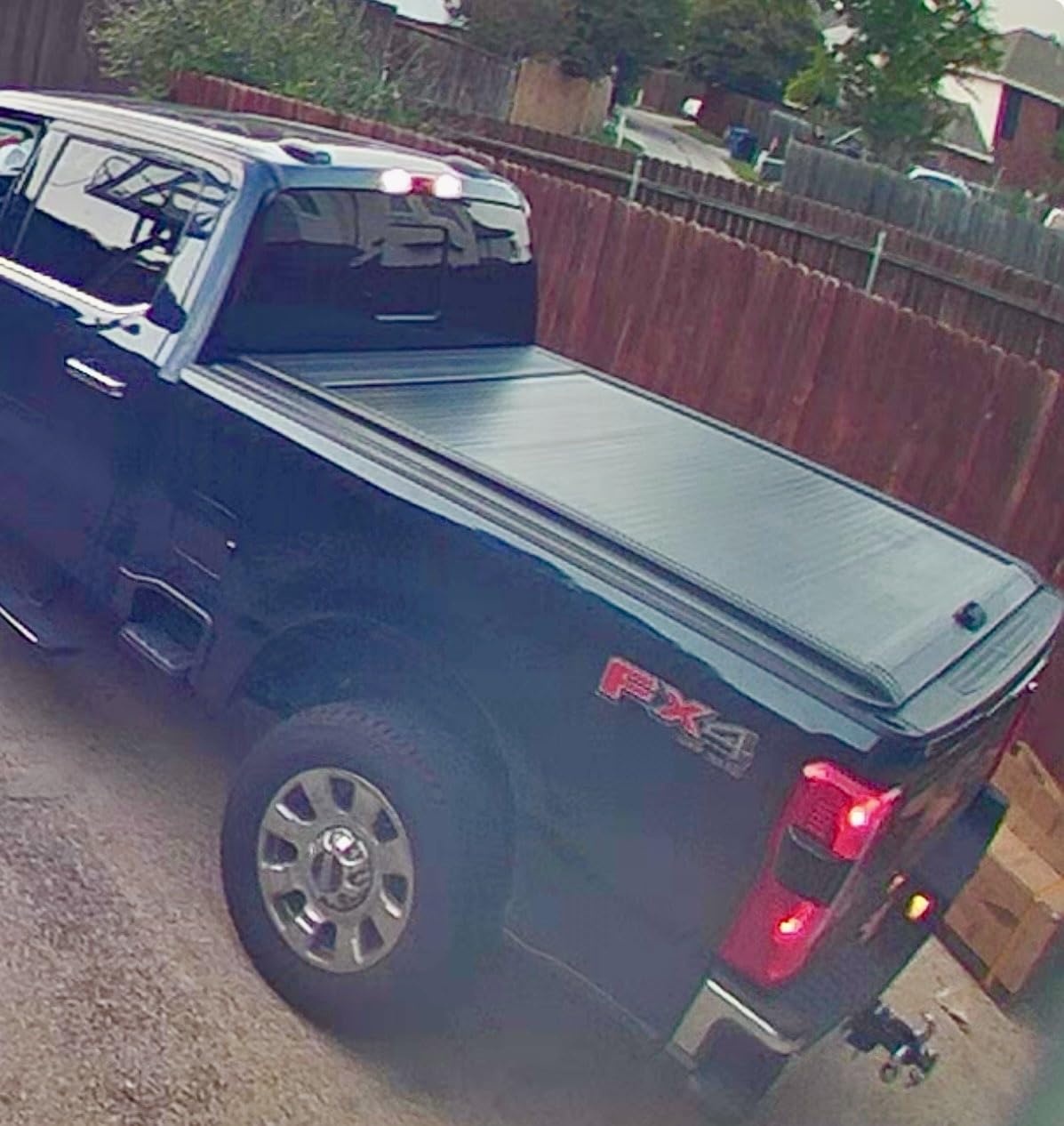 Retractable Tonneau Cover Fit Ford F250/350 2017-2026 Truck Bed | Lockable Waterproof Anti-theft Aluminum Auto-Recoil Super-Duty xl xlt lariat king ranch platinum limited tremor Flowkottu customer photo 1