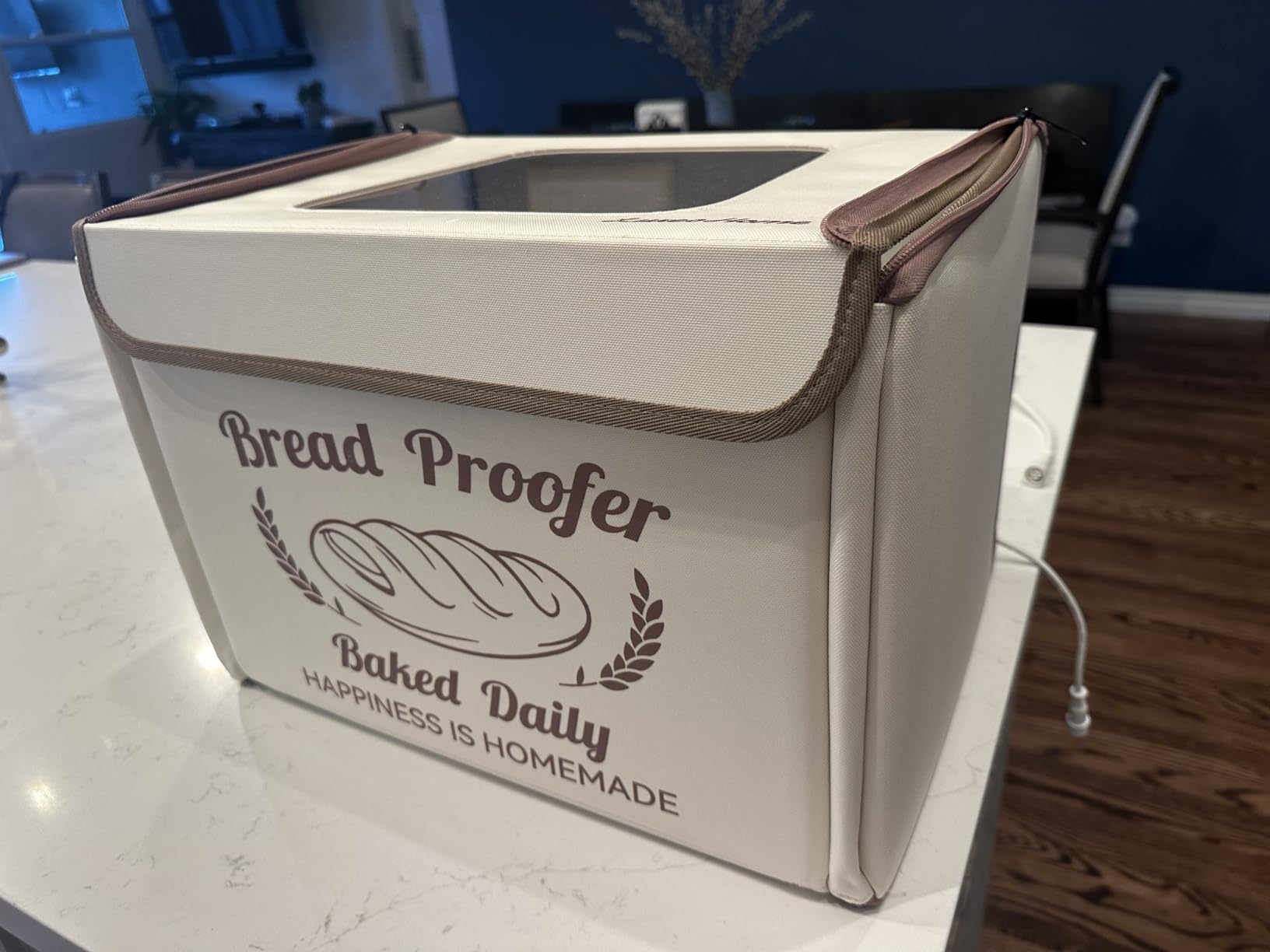Folding Bread Proofing Box with 50-113F Temp Control & 48H Timer customer photo 2