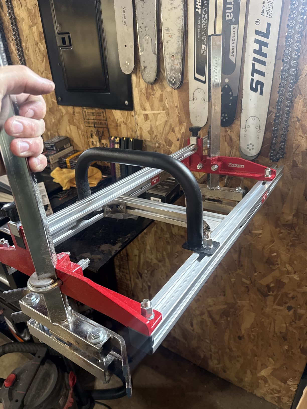 Zozen Chainsaw Mill, Upgraded Lock, 3 Adjustable Sizes for Independent Use | Fits 14