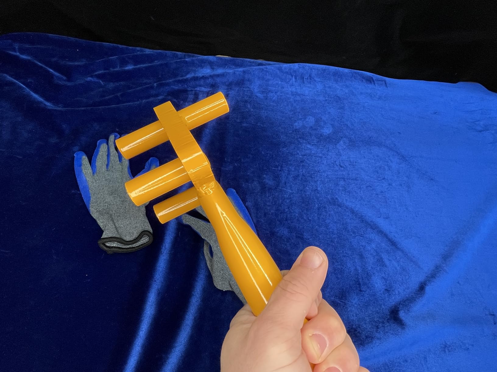 Manual Rebar Bender Tool for 5/8 Inch Steel Bar, Heavy Duty Rebar Bending Tool and Steel Rod Bender with Anti-Slip Grip, Protective Sleeve & Gloves for Construction Projects customer photo 1