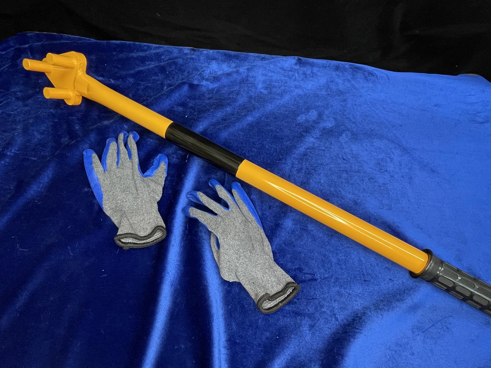 Manual Rebar Bender Tool for 5/8 Inch Steel Bar, Heavy Duty Rebar Bending Tool and Steel Rod Bender with Anti-Slip Grip, Protective Sleeve & Gloves for Construction Projects customer photo 2