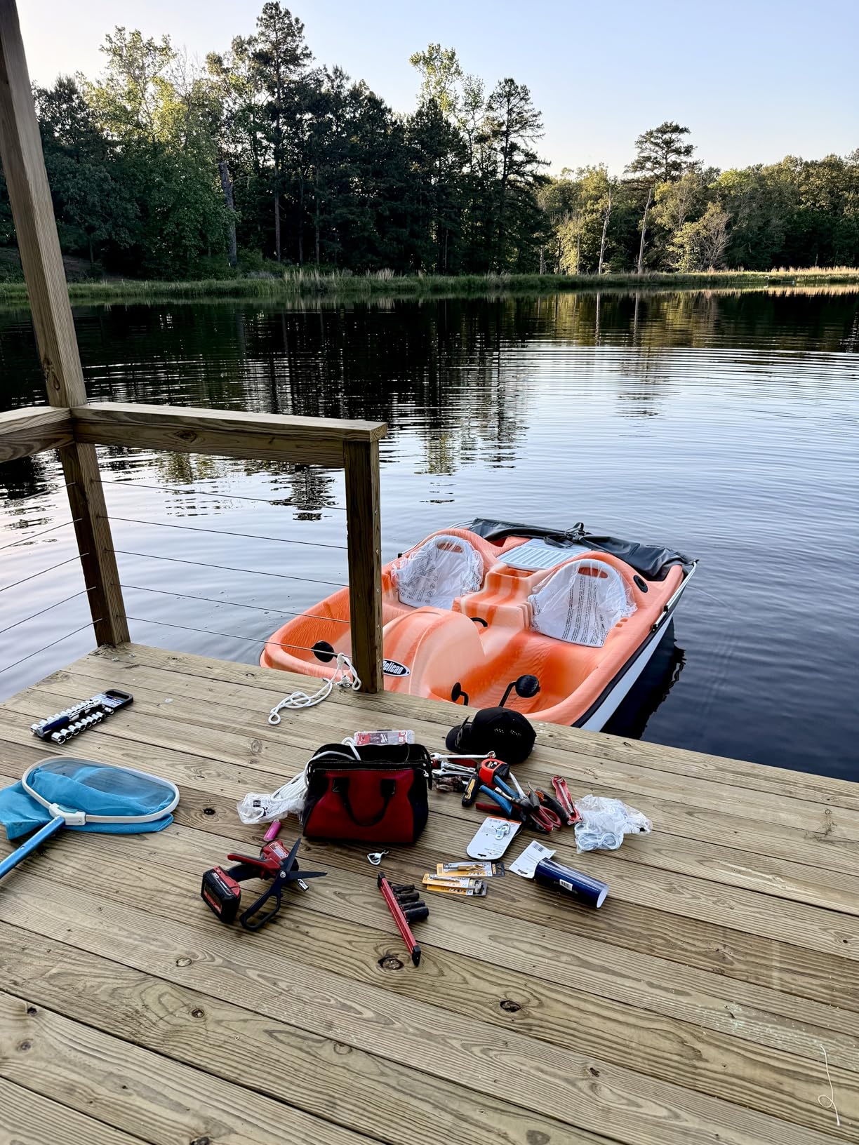 Pelican Pedal Boat DLX Angler - Ram-X Material - Molded Seats & Adjustable Backrests customer photo 1