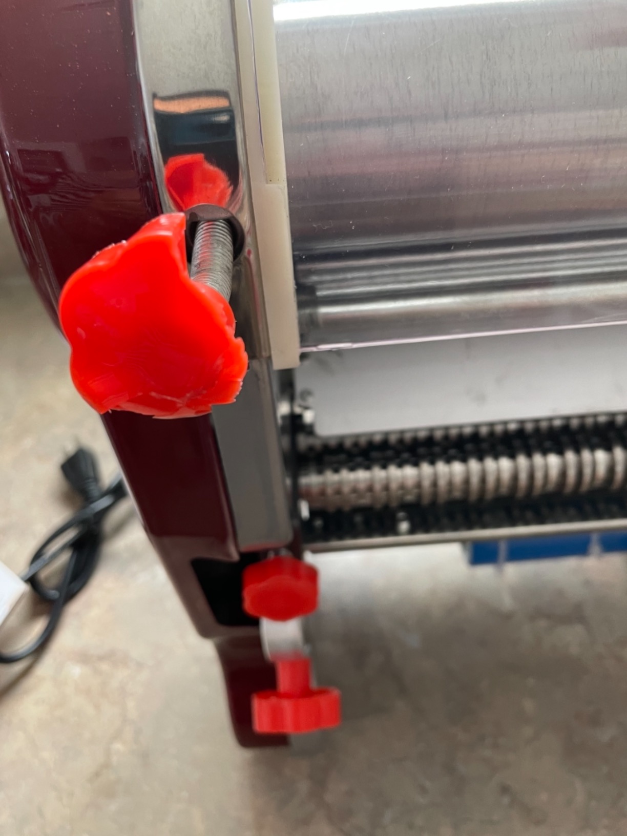 Commercial Pasta Maker Machine, Electric Noodle Maker & Dumpling Machine, Stainless Steel Dual-Cutter 3/9mm Width Noodle, Thickness Dough Auto Noodle Sheeter customer photo 2