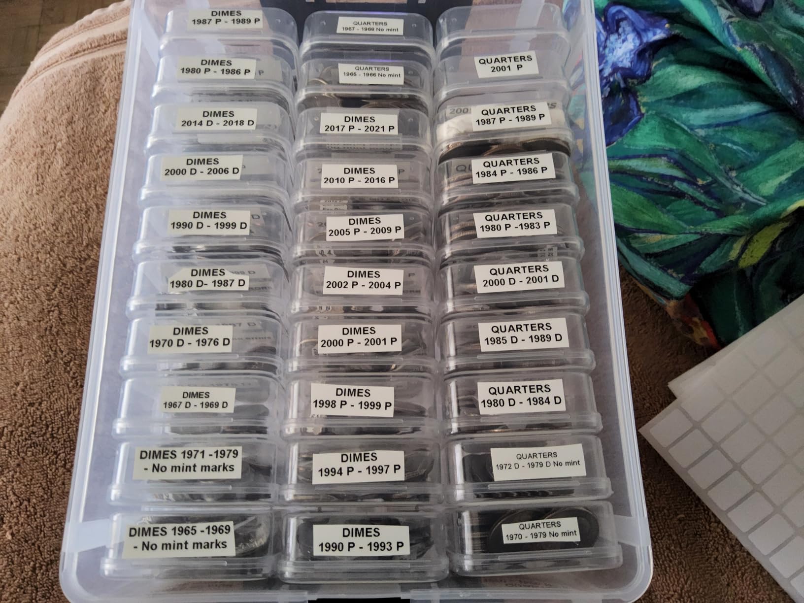 Stackable Bead Storage Organizer, 88 Small Plastic Containers with Lids, 4-Layer Clear Bead Organizer Box, 3 Sizes, Portable, for Jewelry and Crafts customer photo 2