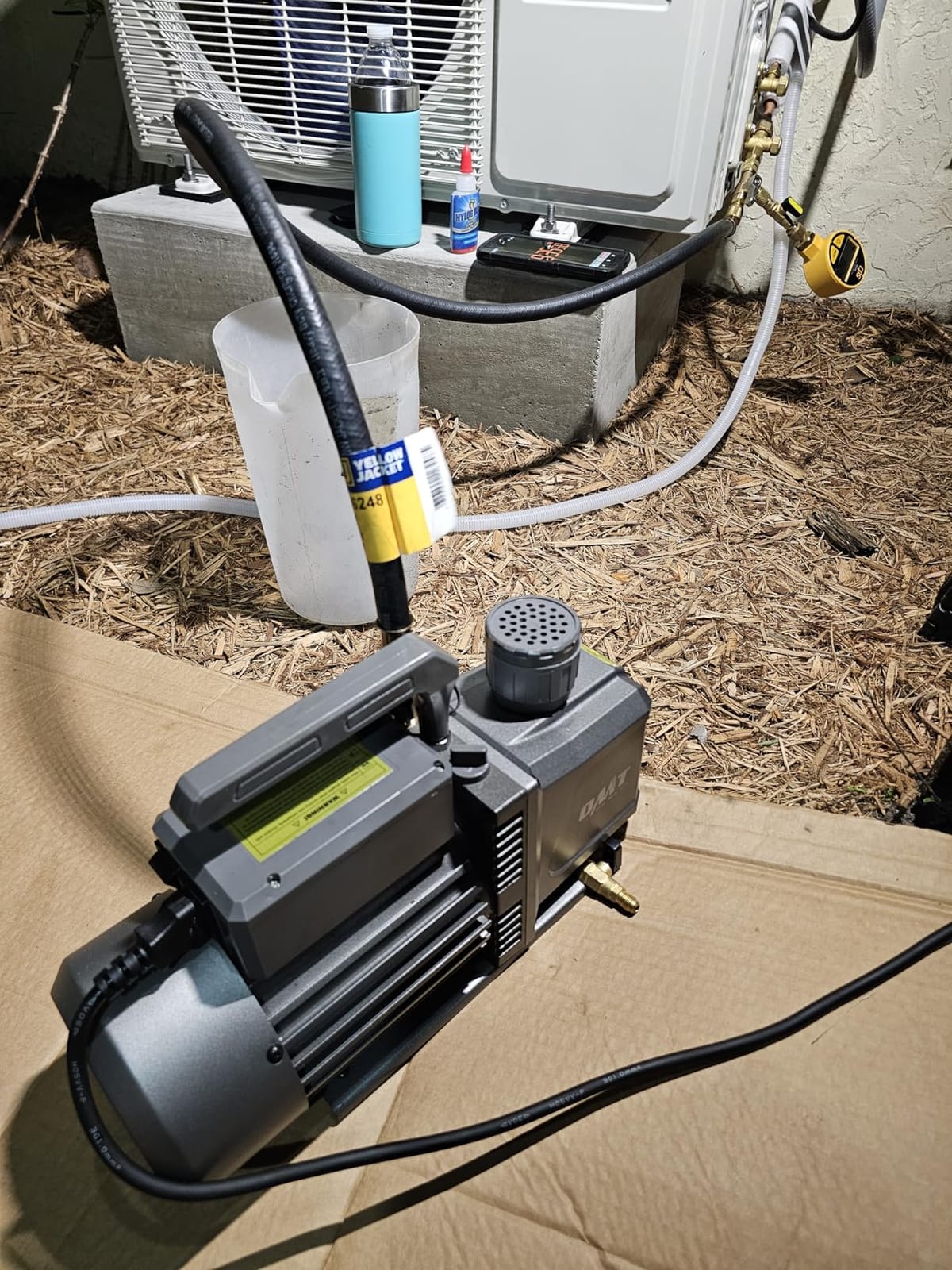 OMT 2Stage A2L Vacuum Pump, 9cfm a/c Vacuum Pump, 3/4 hp Car AC Vacuum Pump customer photo 2