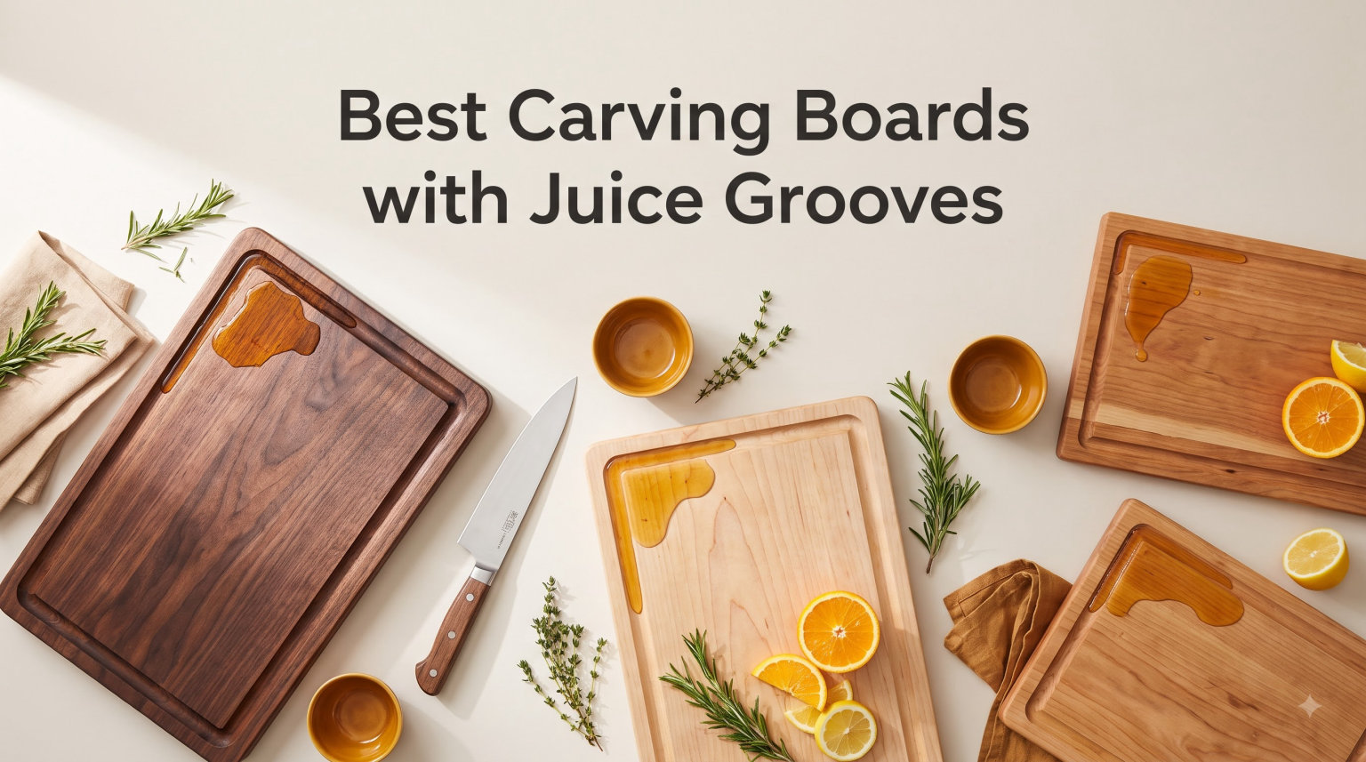 Best Carving Boards with Juice Grooves