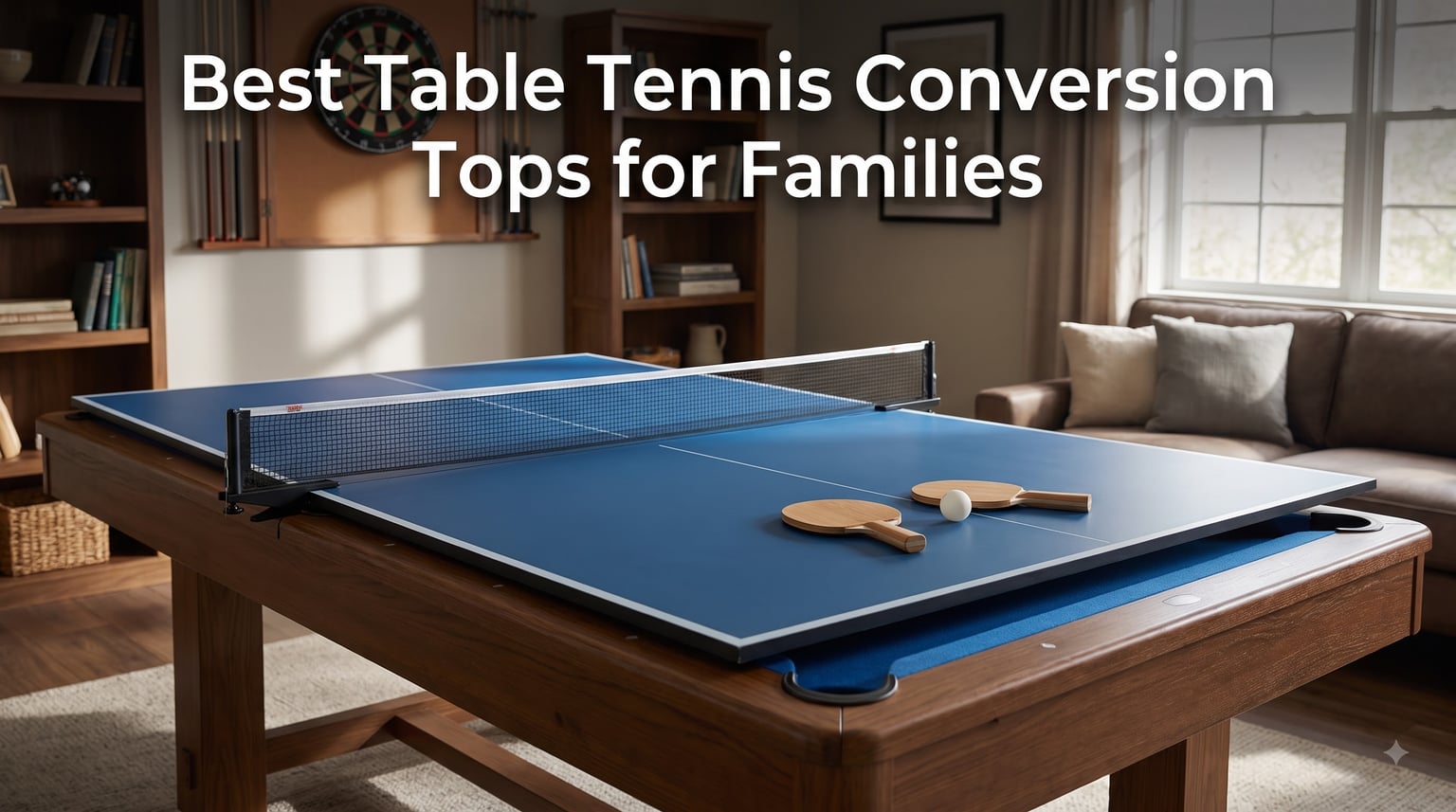 Best Table Tennis Conversion Tops for Families