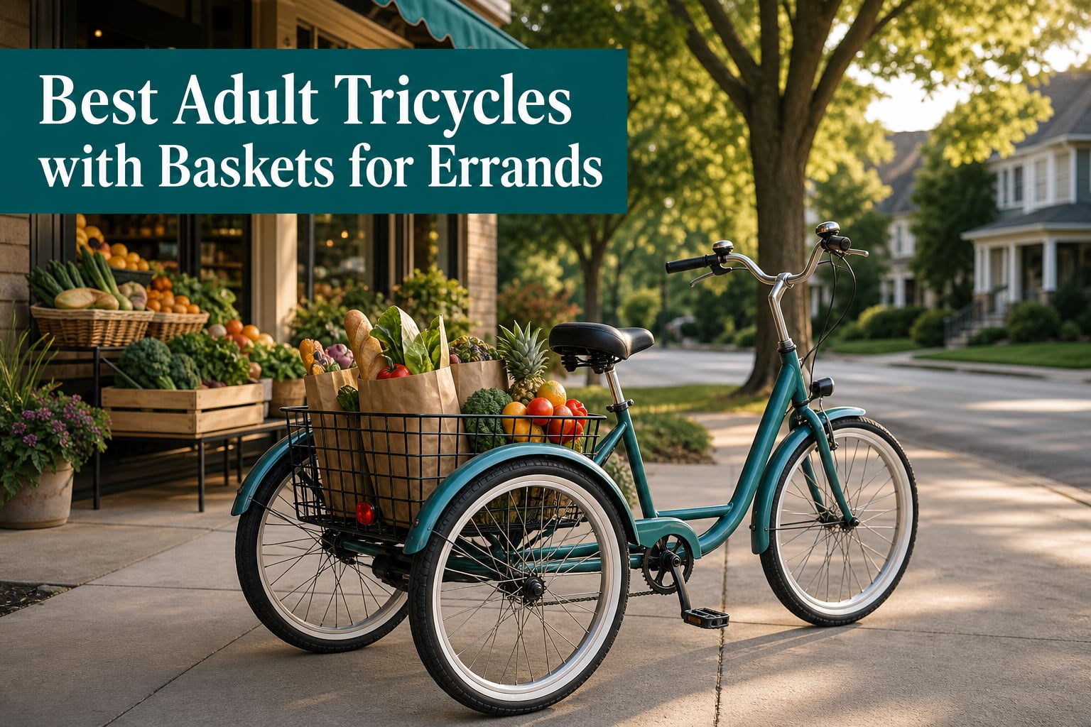 Best Adult Tricycles with Baskets for Errands