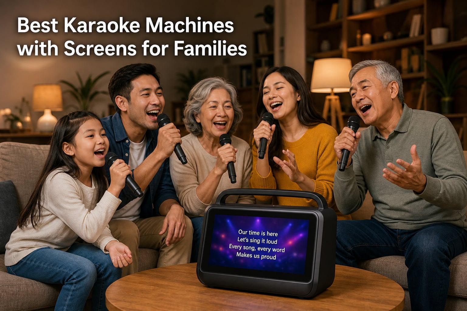 Best Karaoke Machines with Screens for Families