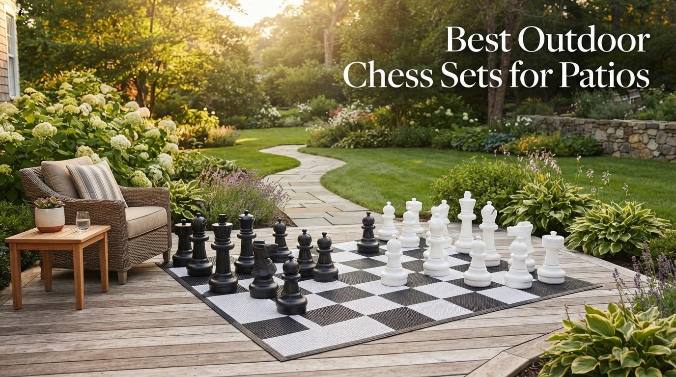 Best Outdoor Chess Sets for Patios
