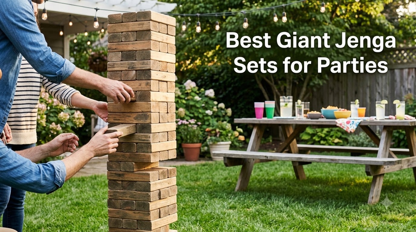 Best Giant Jenga Sets for Parties