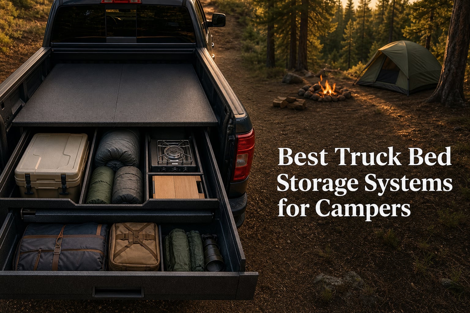 Best Truck Bed Storage Systems for Campers