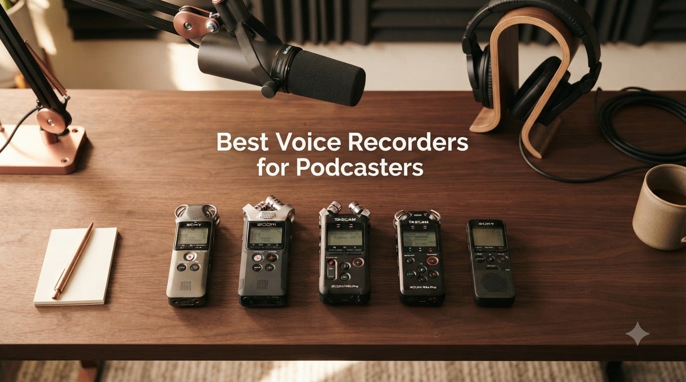 Best Voice Recorders for Podcasters