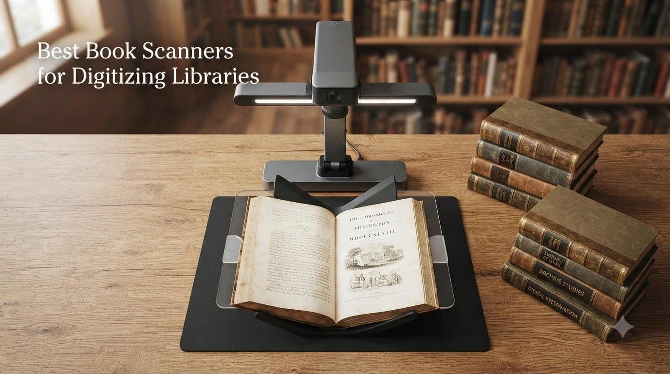 Best Book Scanners for Digitizing Libraries