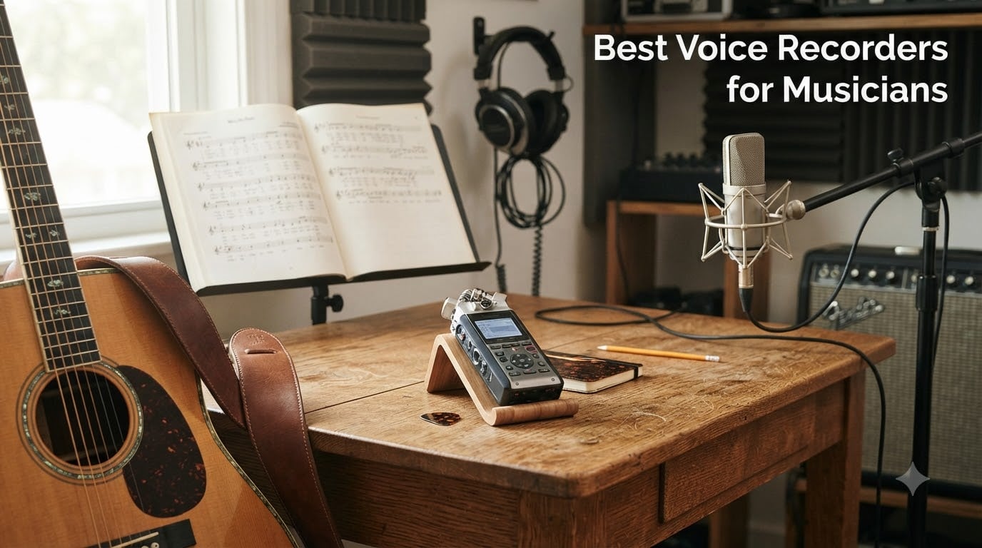 Best Voice Recorders for Musicians