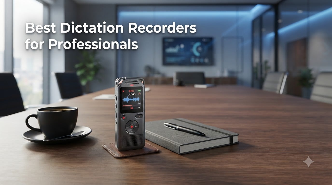 Best Dictation Recorders for Professionals