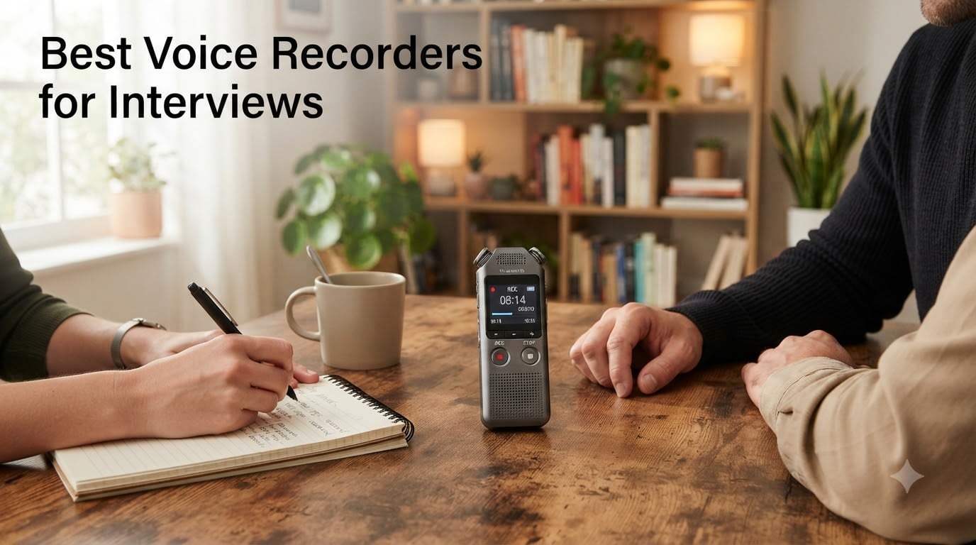 Best Voice Recorders for Interviews