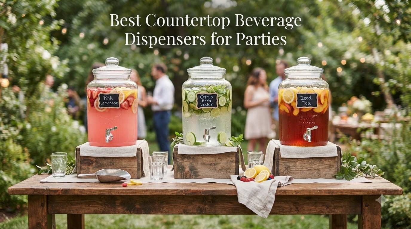 Best Countertop Beverage Dispensers for Parties