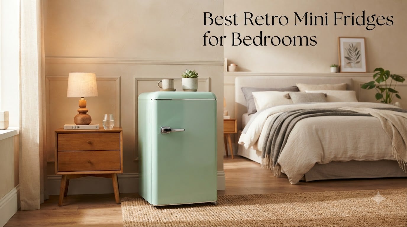 Best Retro Mini Fridges for Bedrooms