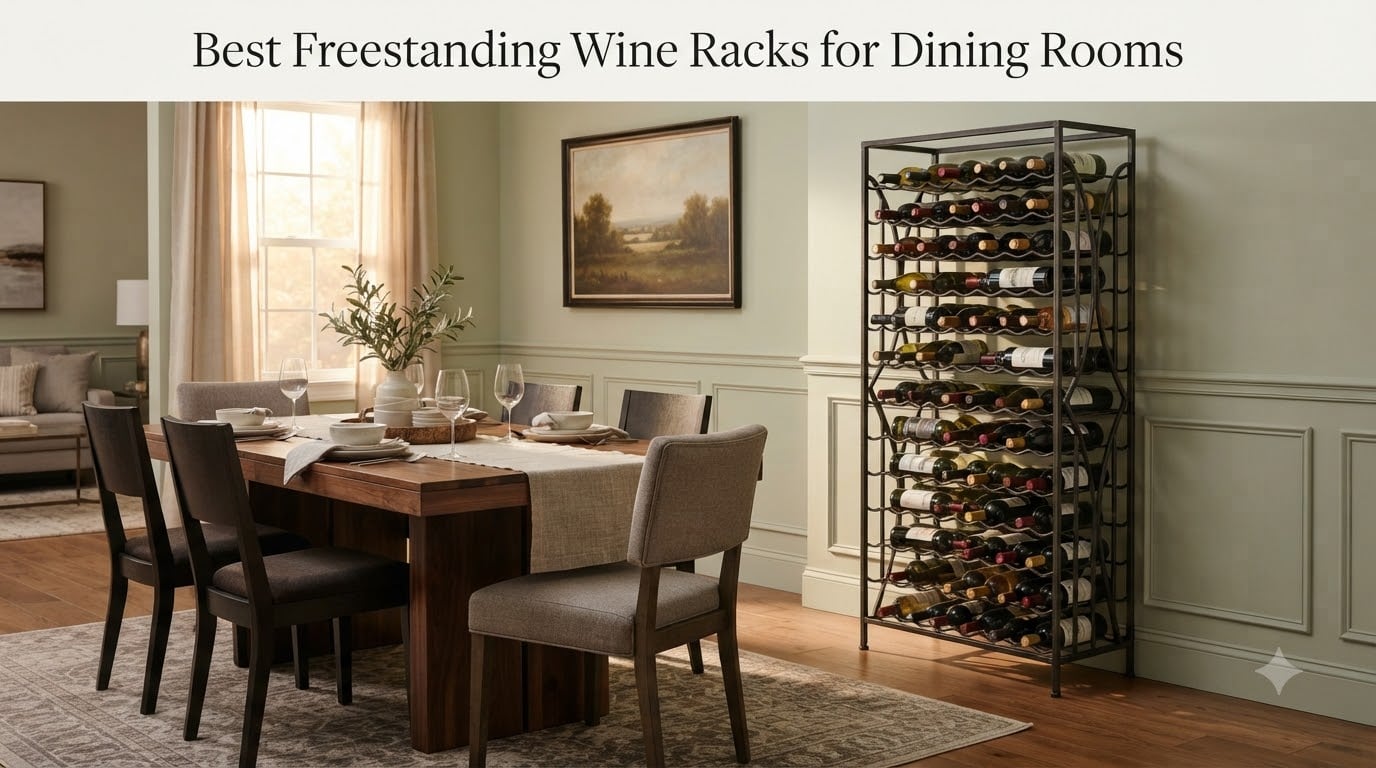 Best Freestanding Wine Racks for Dining Rooms