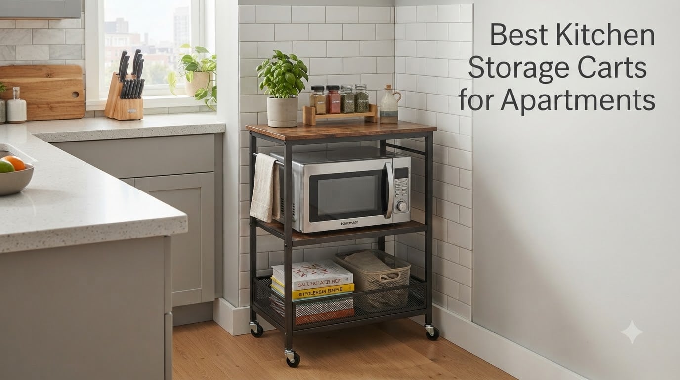 Best Kitchen Storage Carts for Apartments