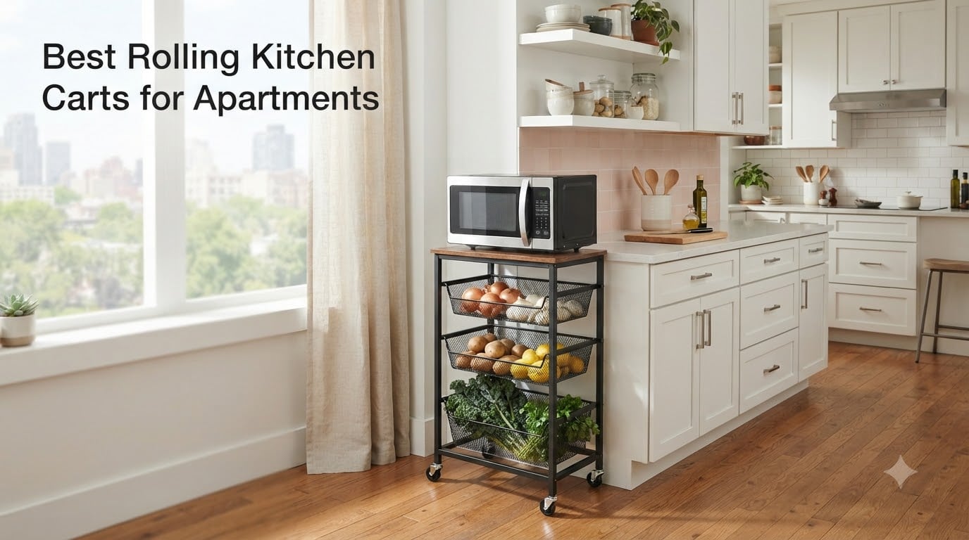 Best Rolling Kitchen Carts for Apartments