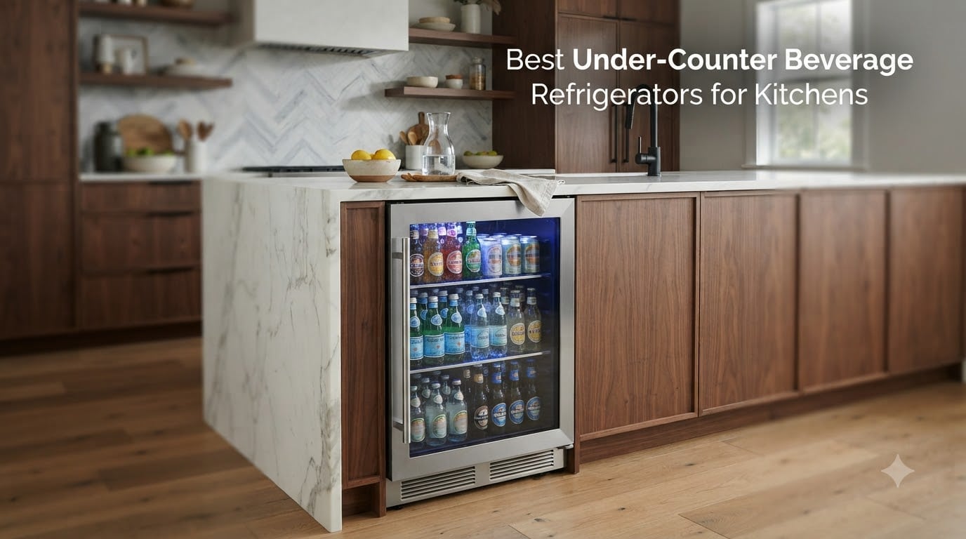 Best Under-Counter Beverage Refrigerators for Kitchens
